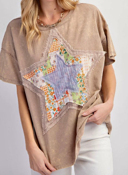 Star Patch Top