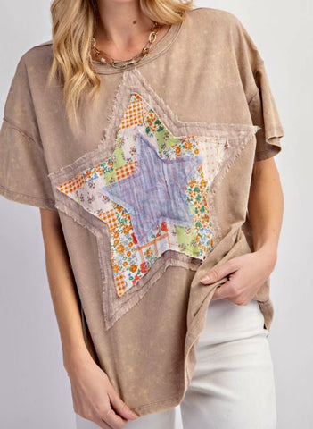 Star Patch Top
