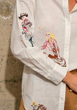 Vintage Cowgirl Embroidery Shirt