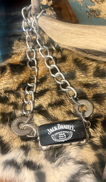 Jack Daniels Domino Necklace