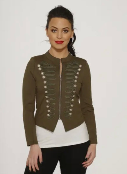 Olive Military Jacket