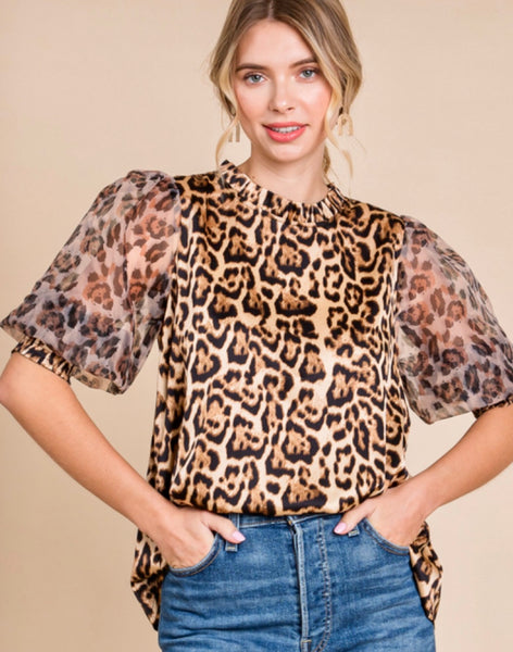 Leopard Print Top