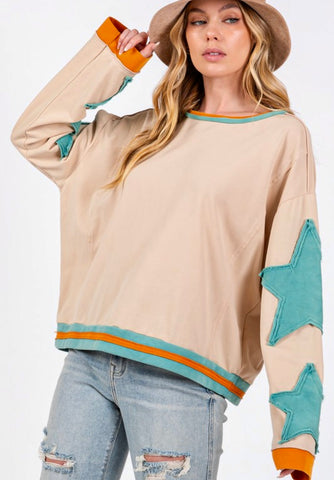 Flutter Sleeve Embroidery Top