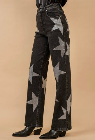 The Carley Wide Cuff Jeans