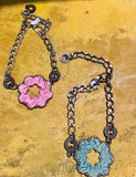 Flower Power Pottery Necklace