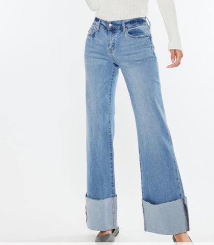 KanCan Silver Foil Jeans