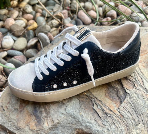 Shu Shop Champagne Glitter Sneakers La Vida Loca Boutique